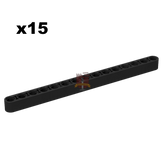 Technik Liftarm 1x15 schwarz 15 Stück (Gobricks)