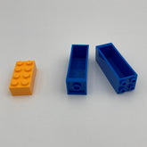 AA0048 - Brick 2x2x5  blau 10er